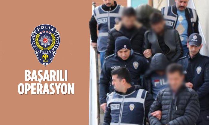 Polisin Titiz Çalışmasından Kaçamadılar