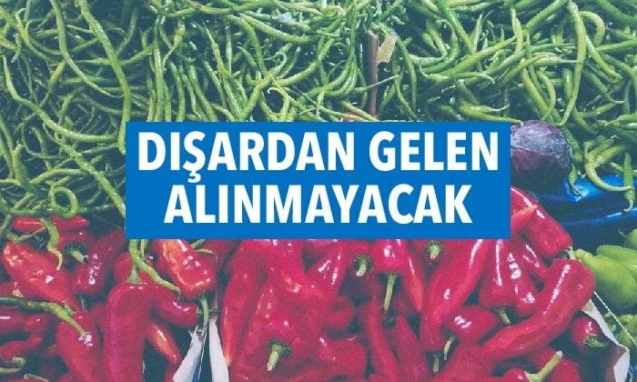 Dışarıdan Gelen Pazarcılar Alınmayacak