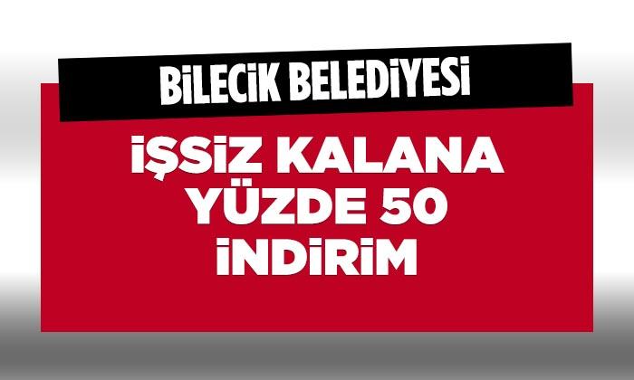 Bilecik Belediyesi Yüzde 50 İndirim Yapma Kararı Aldı