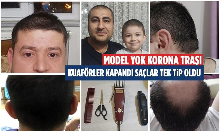 Model Yok Korona Traşı Kuaförler Kapandı Saçlar Tek Tip Oldu