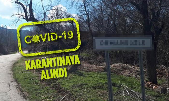 Ormangüzle Köyü Karantinaya Alındı