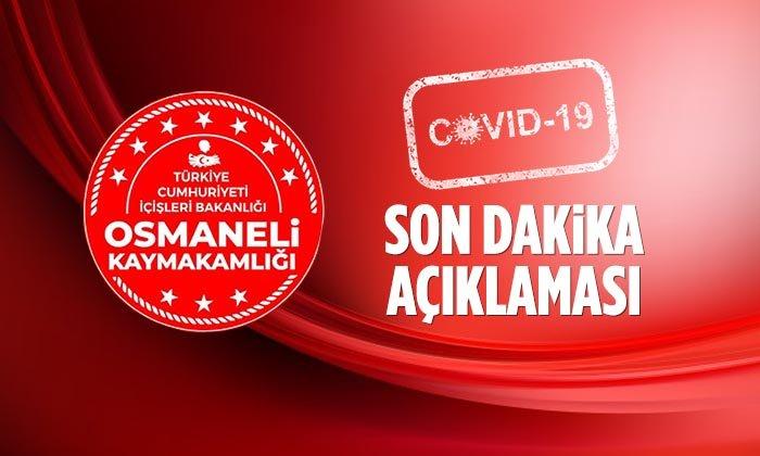 Osmaneli Kaymakamlığı Son Dakika Açıklaması