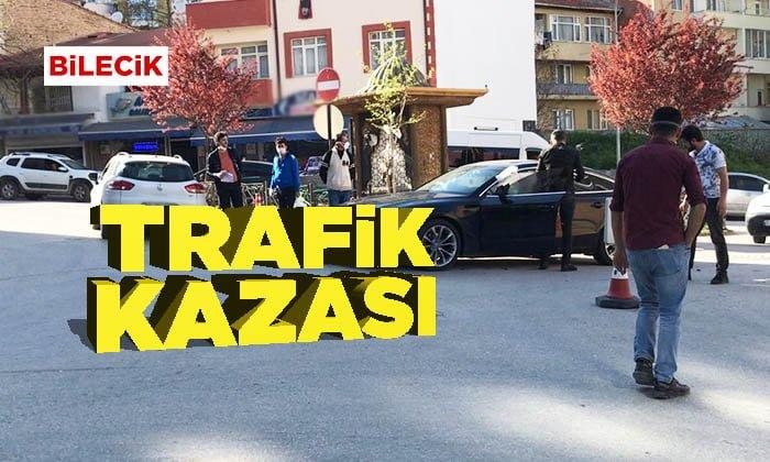 Bilecik Dedeoğlu Caddesinde Trafik Kazası