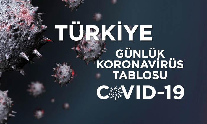 Türkiye Günlük Koronavirüs Tablosu 18 Nisan 2020
