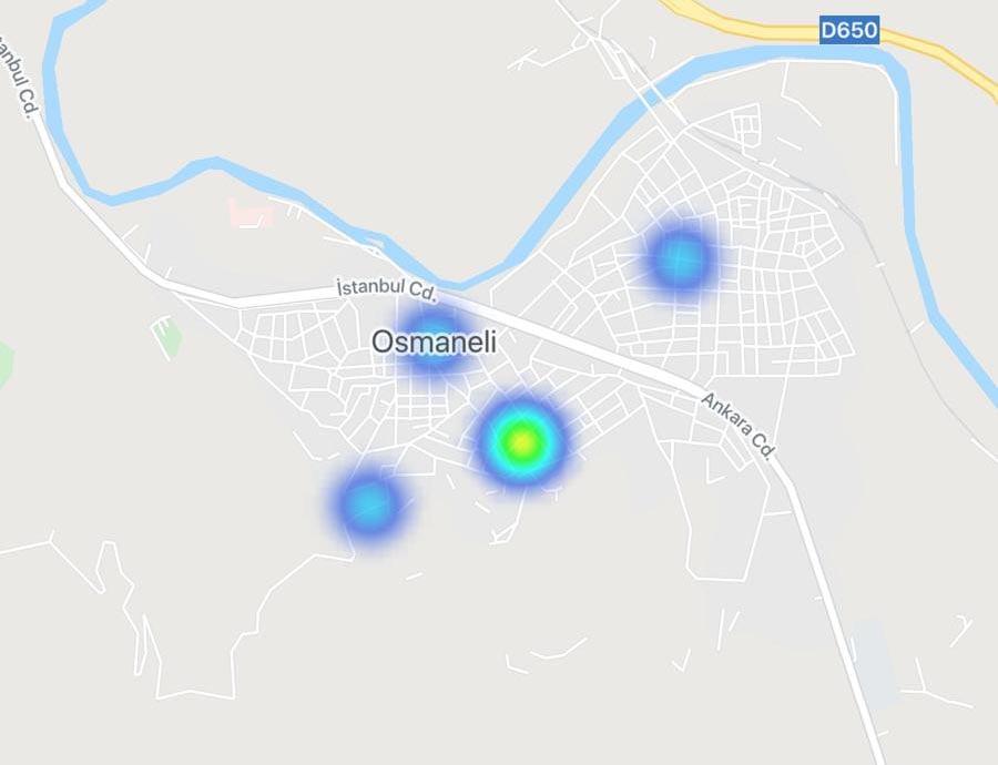 bilecik koronavirus güncel harita osmaneli