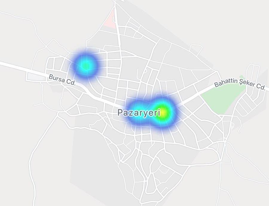 bilecik koronavirus güncel harita pazaryeri