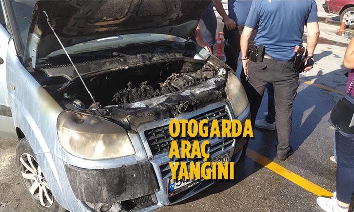 Otogarda Araç Yangını