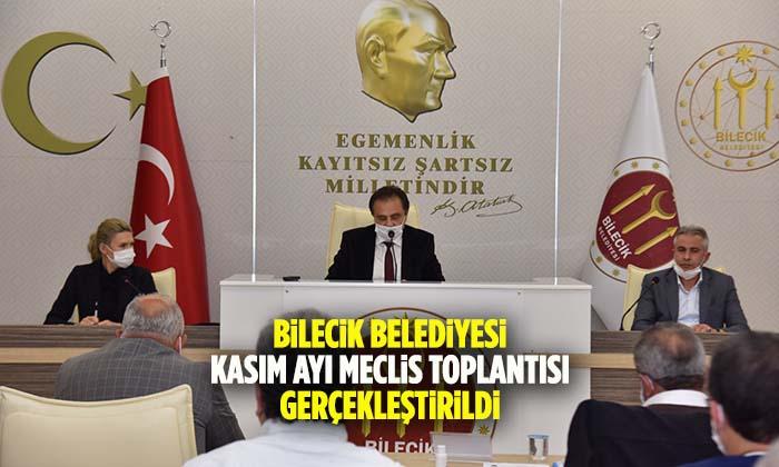 Bilecik Belediyesi Kasım Ayı Meclis Toplantısı Gerçekleştirildi