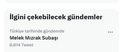 melek mızrak subasi twitter trend