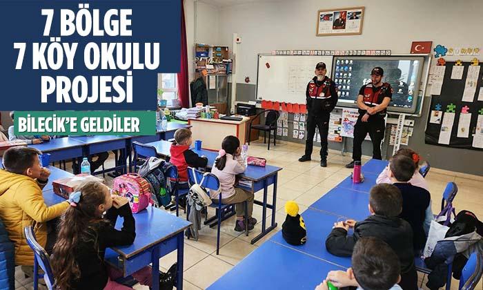7 Bölge 7 Köy Okulu Projesi Kapsamında Bilecik’e Geldiler