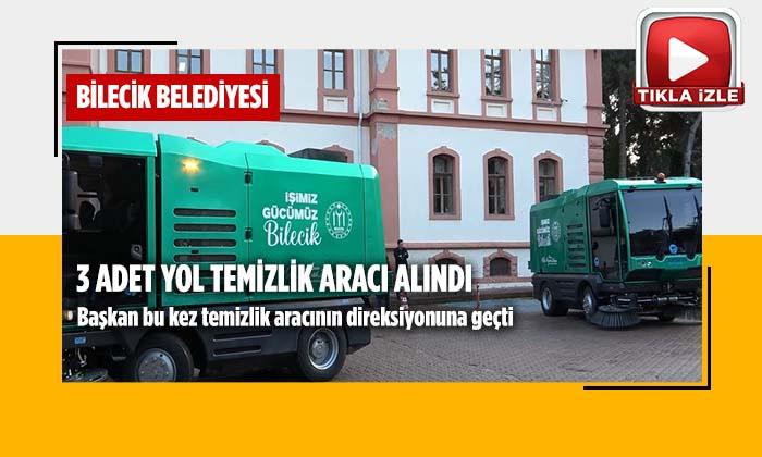 Bilecik Belediyesine 3 Adet Yol Temizlik Aracı Alındı