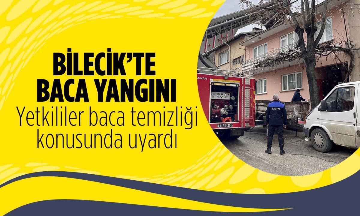 Bilecik’te Baca Yangını