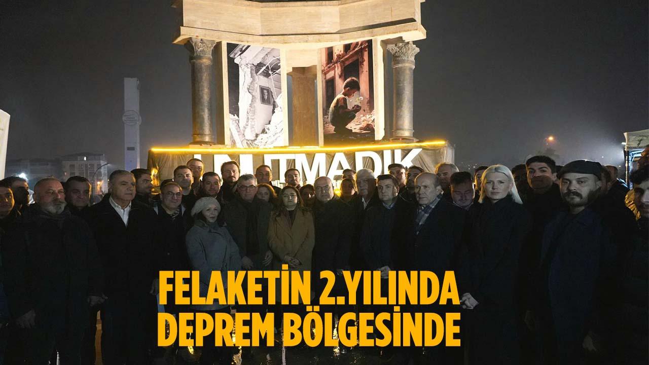 Başkan Subaşı Felaketin 2. Yılında Deprem Bölgesinde