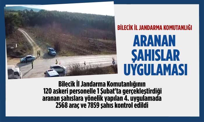 Bilecik İl Jandarma Komutanlığı AŞU 4 Uygulaması