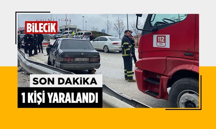 Kontrolden Çıkan Araçta 1 Kişi Yaralandı