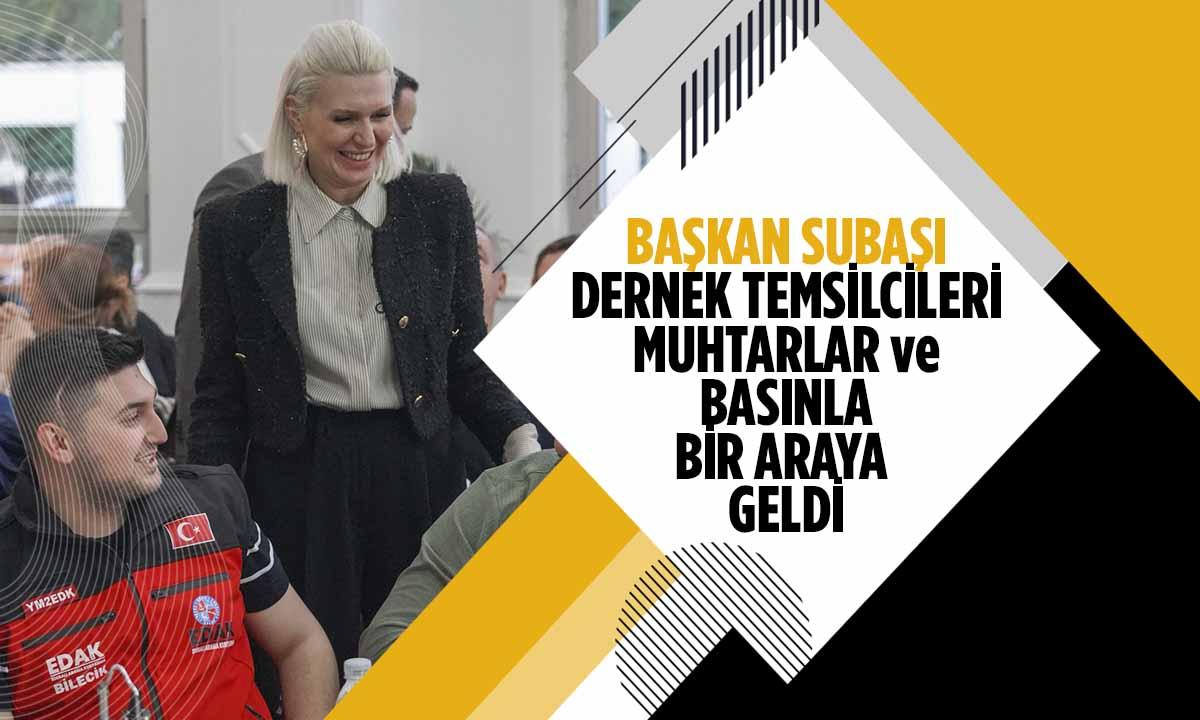 Bilecik Belediye Başkanı Muhtarlar Dernek Temsilcileri ve Basınla Bir Araya Geldi