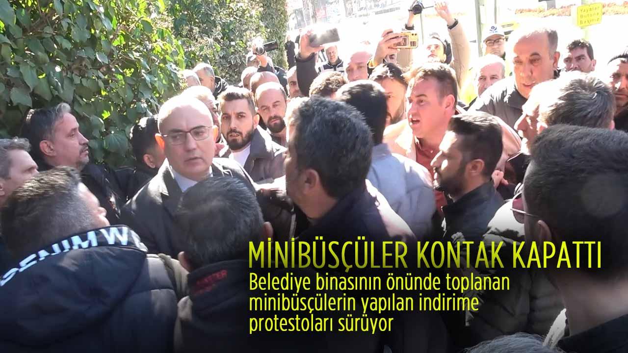 Bilecik’te Dolmuş Sürücüleri Kontak Kapattı