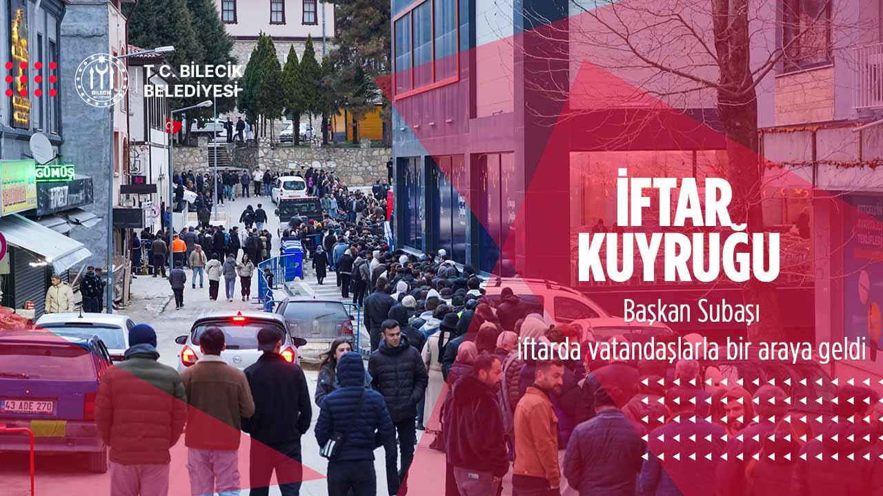 Bilecik’te İftar Kuyruğu