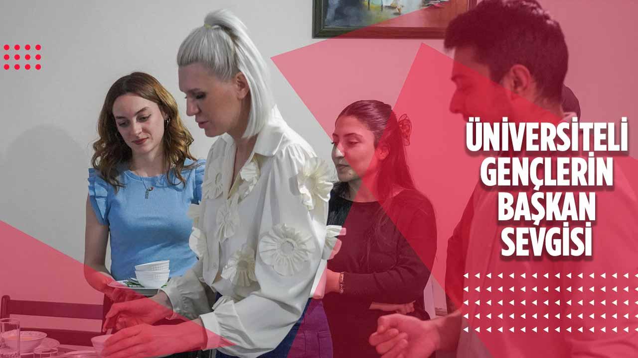 Bilecik’te Üniversiteli Gençlerin Başkan Sevgisi