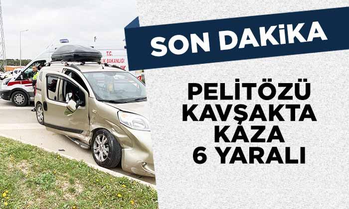 Bilecik Pelitözü Kavşakta Kaza