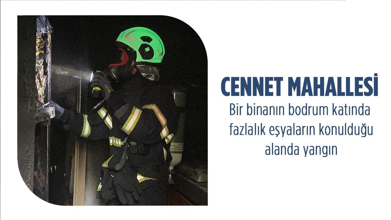 Bilecik’te Binanın En Alt Katında Yangın