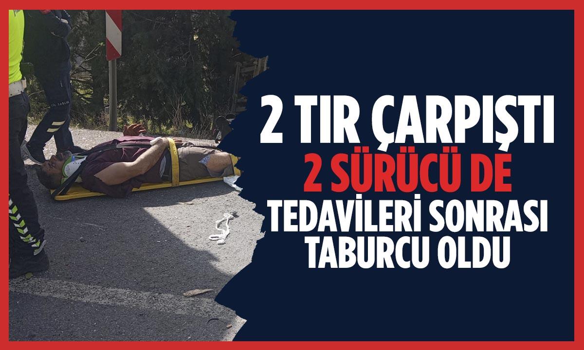 Bilecik’te Park Halindeki TIR’a Başka Bir TIR Çarptı