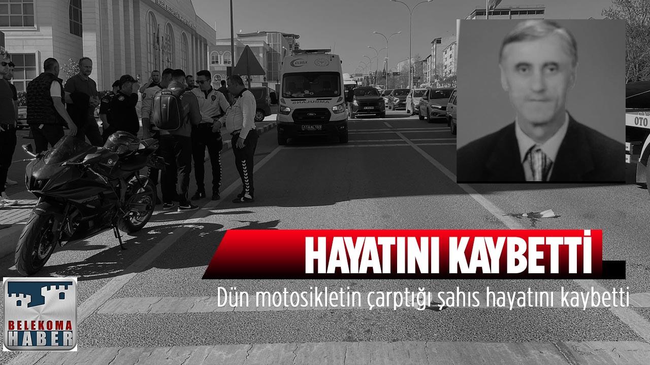 Motosikletin Çarptığı İşçi Hayatını Kaybetti