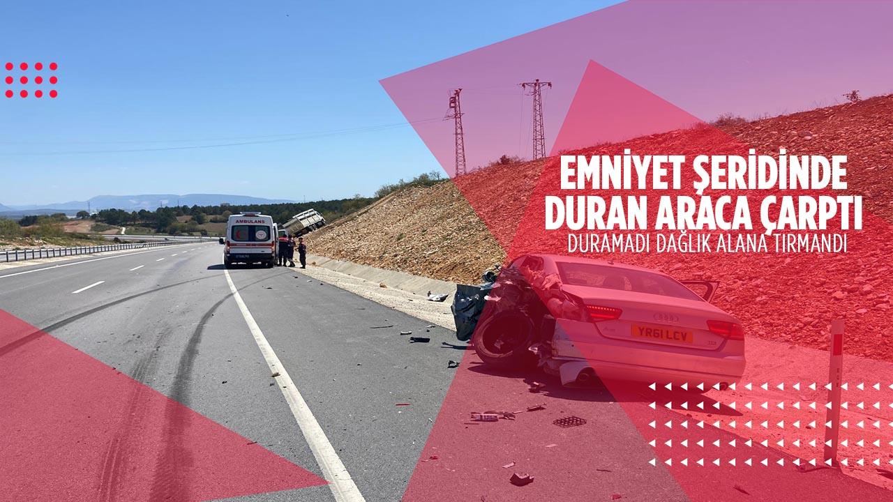 Araca Çarptı Duramadı Dağa Tırmandı
