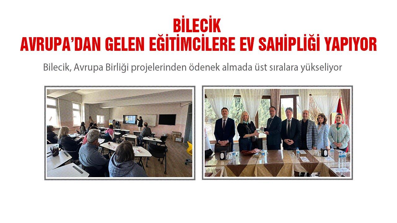 Bilecik Avrupa’dan Gelen Eğitimcilere Ev Sahipliği Yapıyor