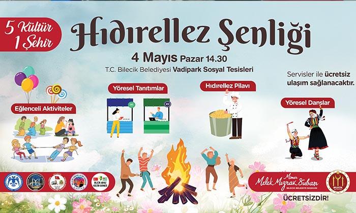 Bilecik’te 4 Mayıs Pazar Günü Şenliklere Davetlisiniz