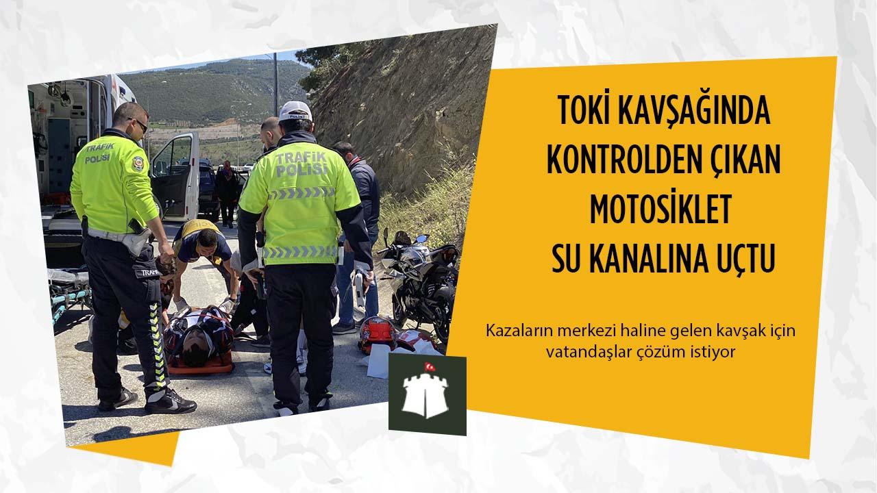 Bilecik’te Virajı Alamayan Sürücü Su Kanalına Uçtu