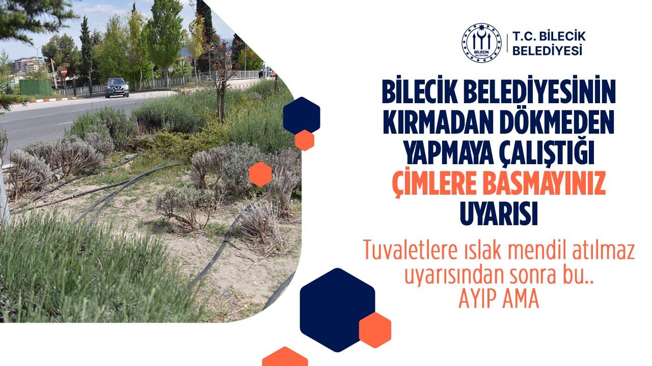 Tuvalete Islak Mendil Atılmaz Çimlere Basılmaz