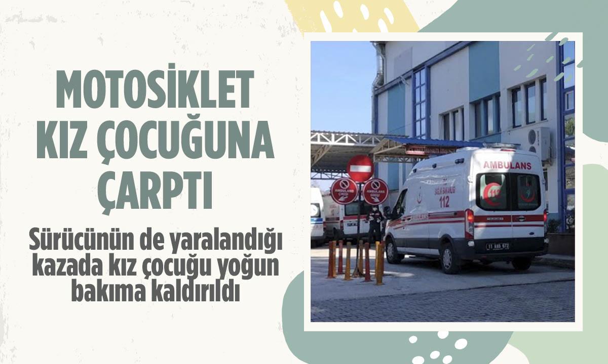 Bilecik Osmaneli’nde Motosikletin Çarptığı Çocuk Ağır Yaralandı