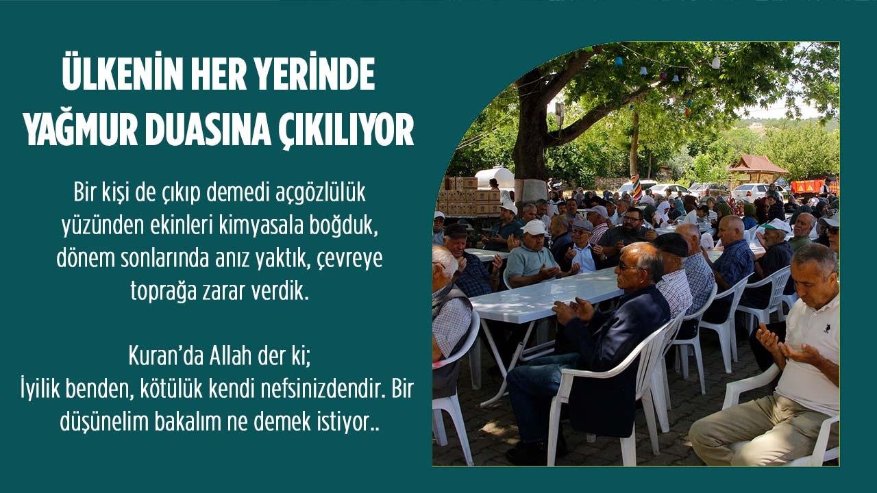 Bilecik’te Yağmur Duasına Çıkıldı