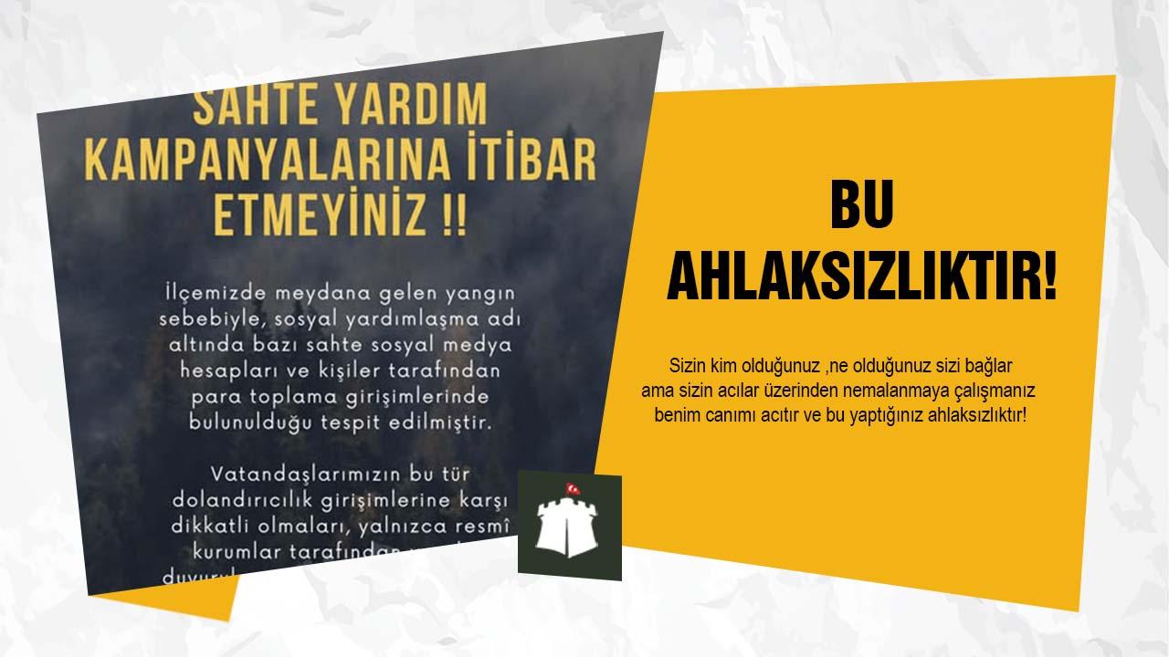 Bu Ahlaksızlıktır