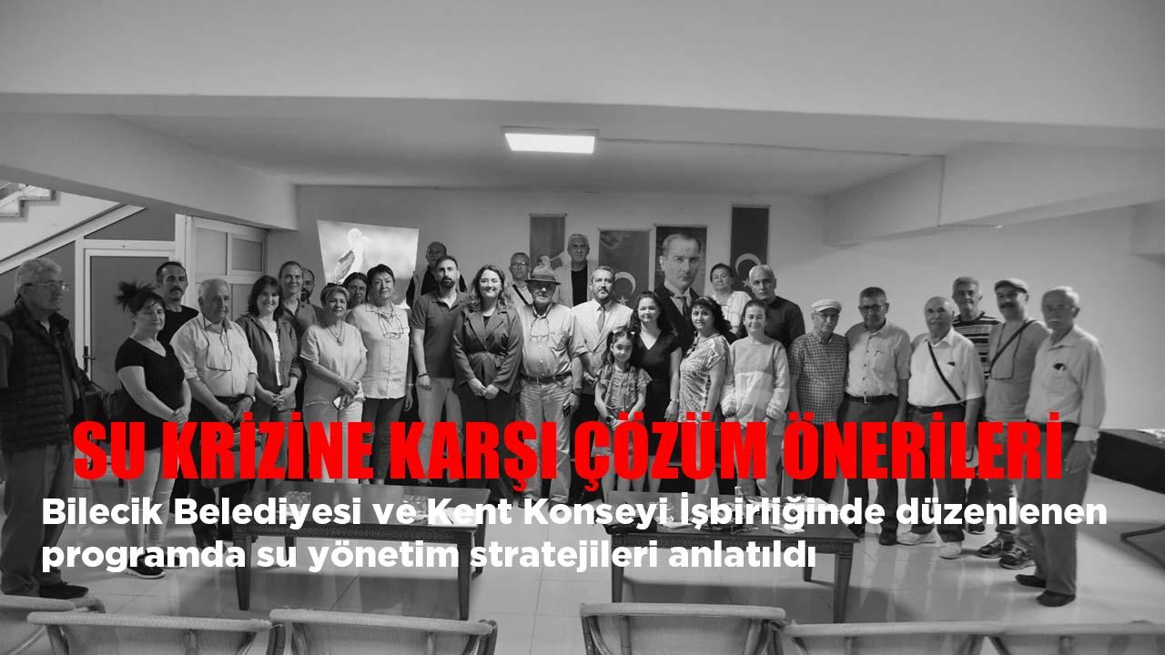 Su Krizine Karşı Çözüm Önerileri Anlatıldı