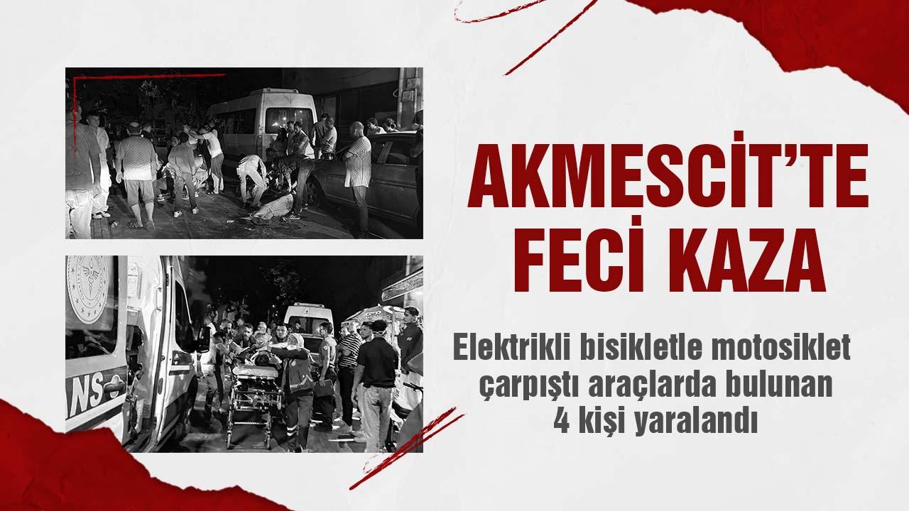 Bilecik Akmescit Caddesinde Feci Kaza