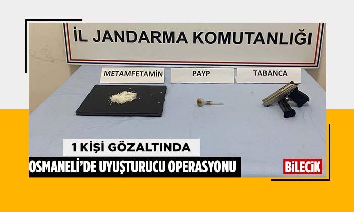 Bilecik Osmaneli’de Uyuşturucu Operasyonu
