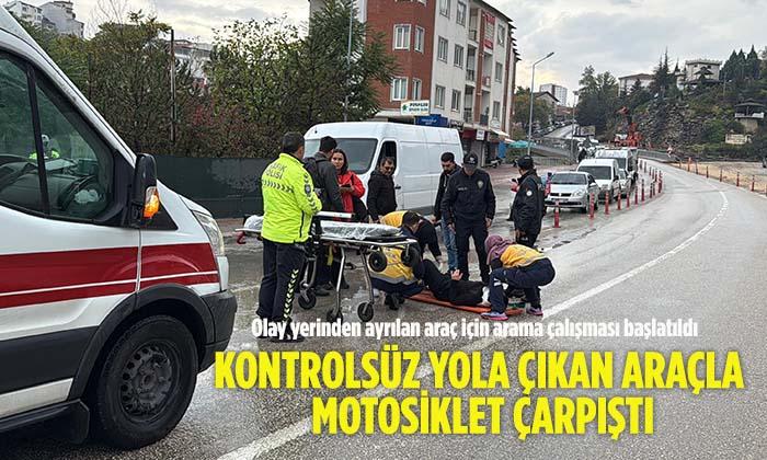 Bilecik Tugay Kavşağında Trafik Kazası 1 Yaralı