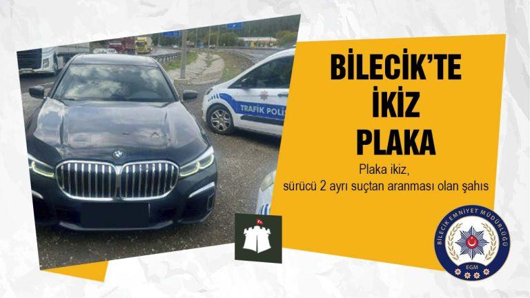 Bilecik’te İkiz Plaka