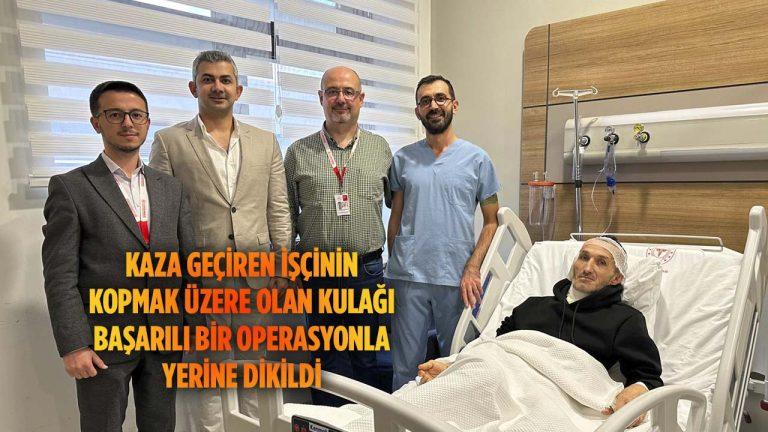 Bilecik’te Kopmak Üzere Olan Kulak Başarıyla Dikildi