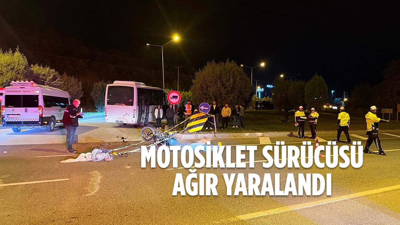 Bilecik’te Yaşanan Kazada Motosiklet Sürücüsü Ağır Yaralandı