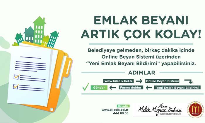 Emlak Beyanı Artık Birkaç Dakikada Online!