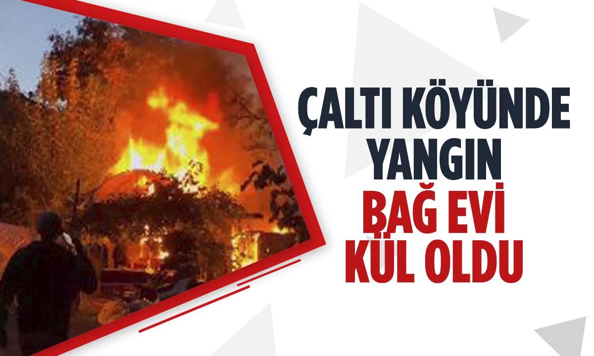 Bilecik Çaltı Köyünde Yangın