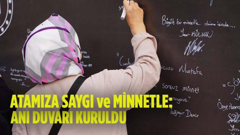 Bilecik’te Anı Duvarı Kuruldu