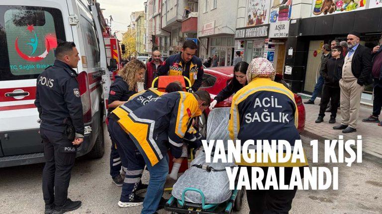 Bilecik’te Çıkan Yangında 1 Kişi Yaralandı