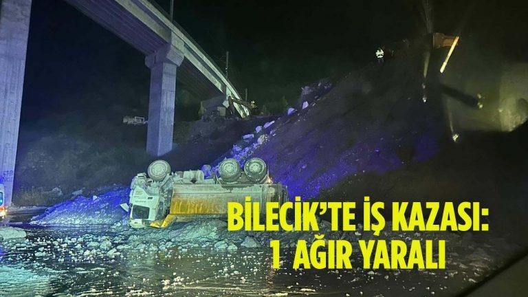 Bilecik’te İş Kazasında 1 Kişi Ağır Yaralandı