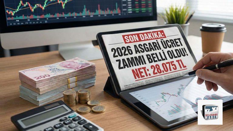 2026 Asgari Ücret Belli Oldu! İşte Zam Oranı ve Yeni Net Maaş
