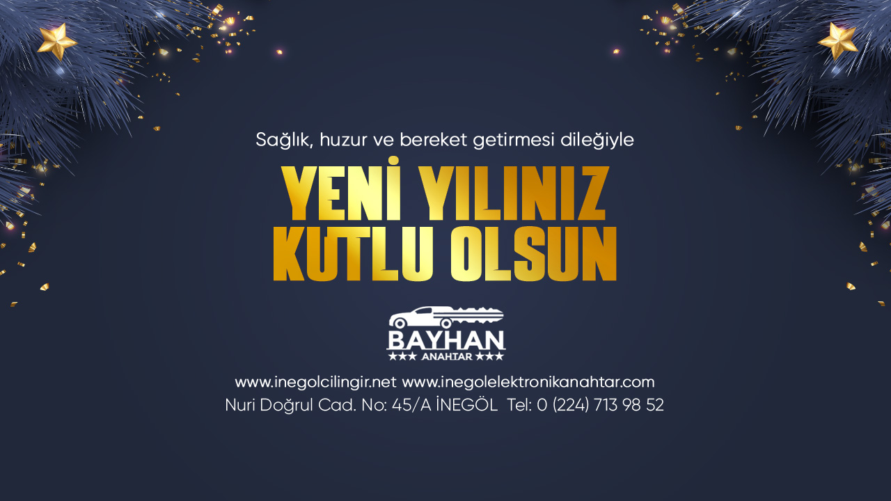 Bayhan Anahtar Yeni Yıl Mesajı