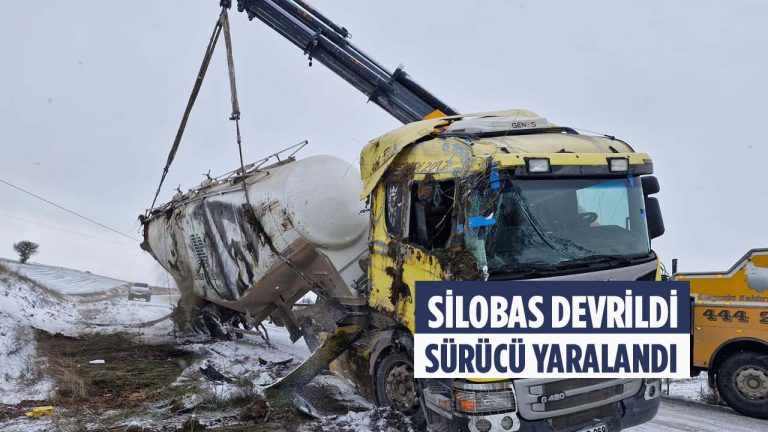 Bilecik Bozüyük’te Silobas Devrildi